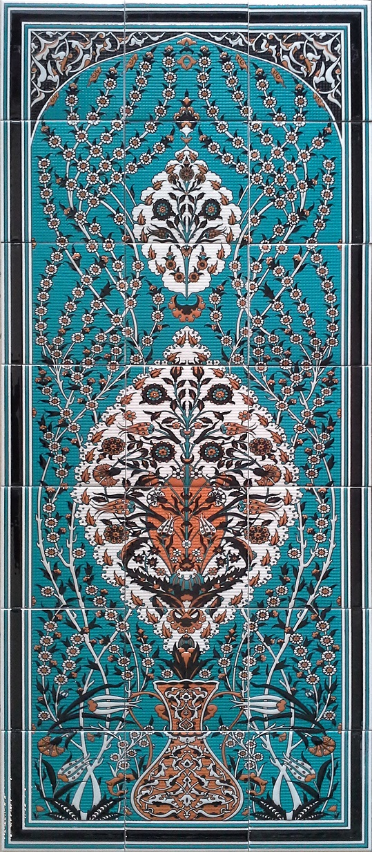 60X140 cm Çini Pano-6